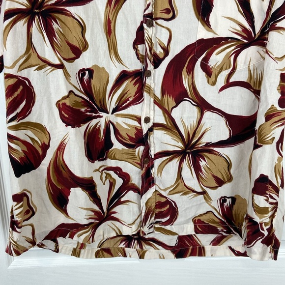 Aloha Days Hawaii Short Sleeve Button Down Hawaiian Shirt Floral Mens XL - Picture 3 of 6